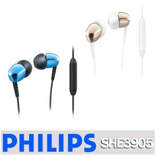 【Philips 飛利浦】SHE3905入耳式立體耳機麥克風