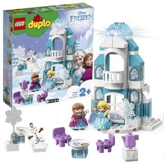 【LEGO 樂高】得寶幼兒系列 Frozen Ice Castle 10899 積木 公主(10899)
