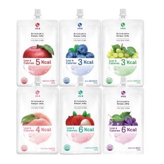 Jelly B 低卡蒟蒻果凍 水蜜桃 青葡萄 蘋果 藍莓 荔枝 紫葡萄 Momo購物網