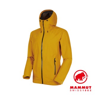 【Mammut 長毛象】Convey Tour HS Hooded Jacket Men GTX 防風防水連帽外套 金黃 男款 #1010-26032