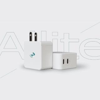 【Allite】地表最強快充65W GAN氮化鎵雙孔快充(嘖嘖集資突破500萬 網友一致好評)