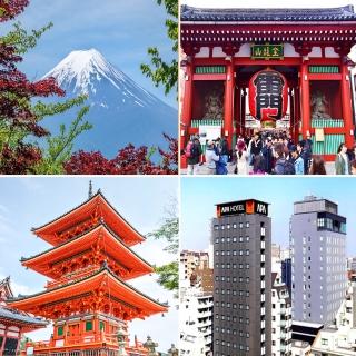 【東京自由行五日】01-03月出發★酷航+市區飯店二選一(早去午回含行李/春節寒假加價適用/兩人一室-單人券)